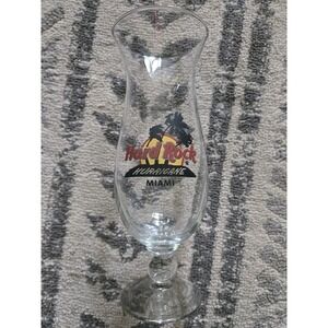 Hard Rock Cafe Hurricane Glass Miami Collectible‎ Drinkware Beach Vacation